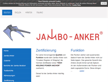 Tablet Screenshot of jamboanker.com